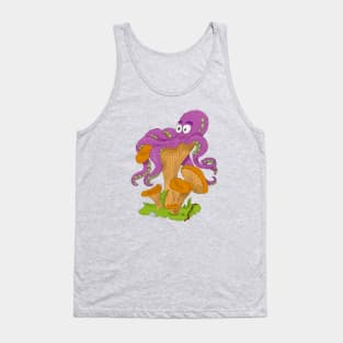 Octopus with chanterelle Tank Top